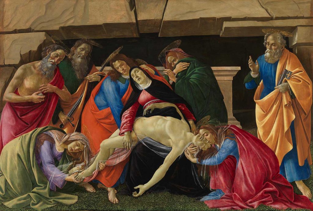 Lamentation of Christ by Sandro Botticelli