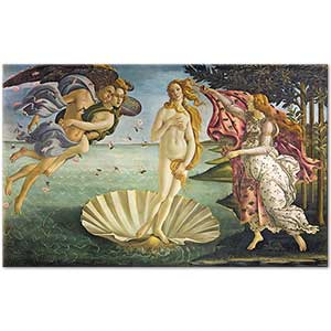 The Birth of Venus by Sandro Botticelli