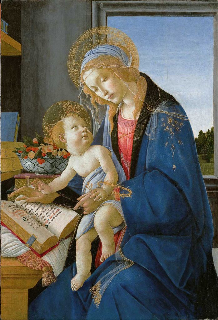 The Madonna of the Book by Sandro Botticelli