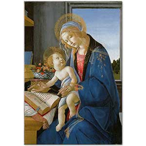 The Madonna of the Book by Sandro Botticelli