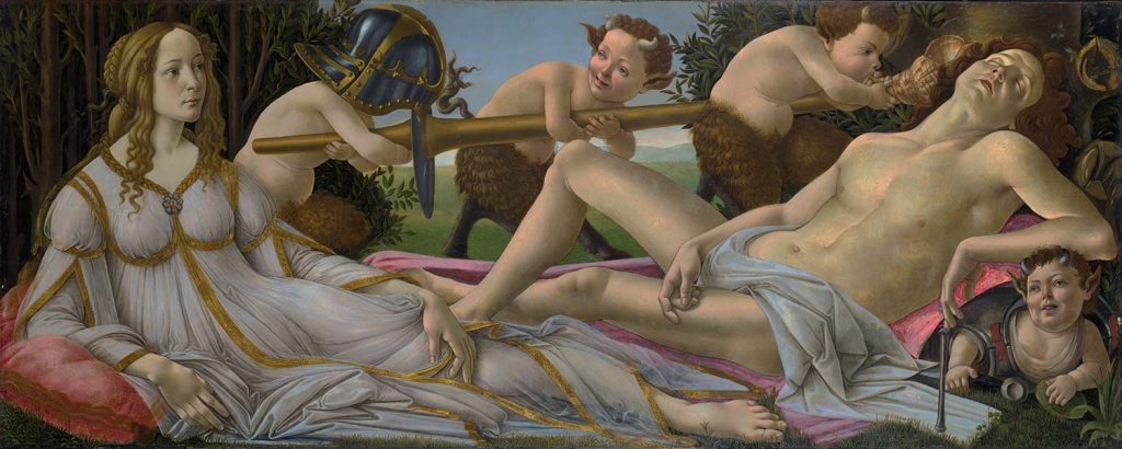 Venus and Mars by Sandro Botticelli