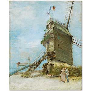 Le Moulin de la Galette by Vincent van Gogh