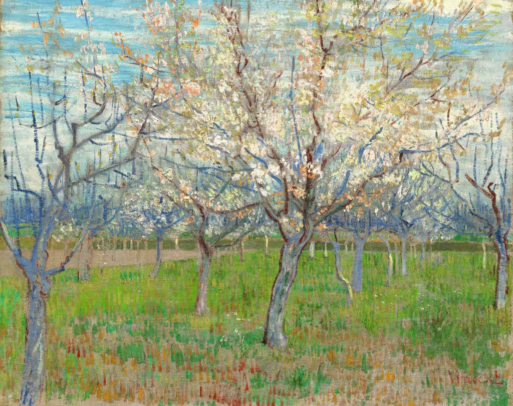 The Pink Orchard by Vincent van Gogh