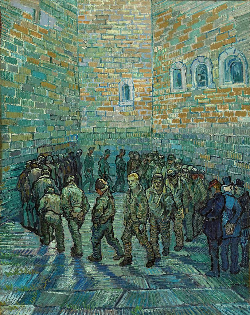 The Prison Courtyard by Vincent van Gogh