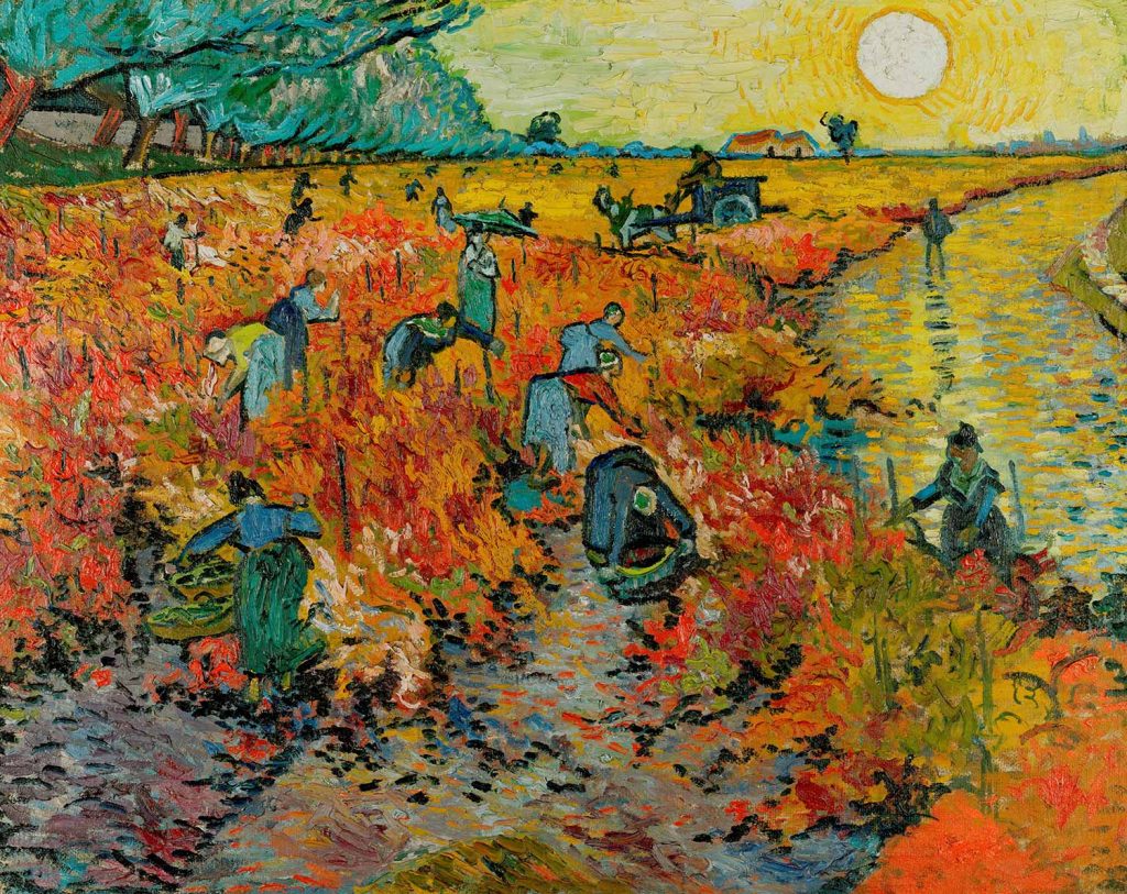 Red Vineyard at Arles by Vincent van Gogh