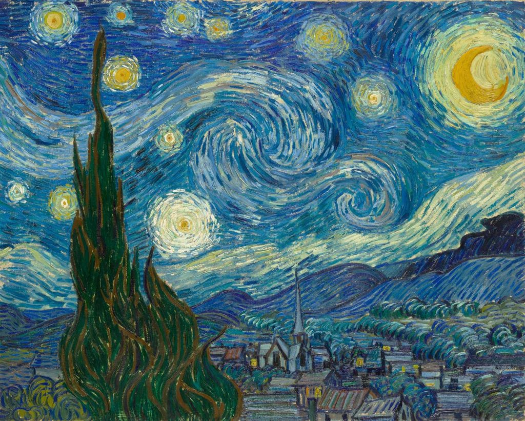 The Starry Night by Vincent van Gogh