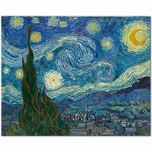 The Starry Night by Vincent van Gogh