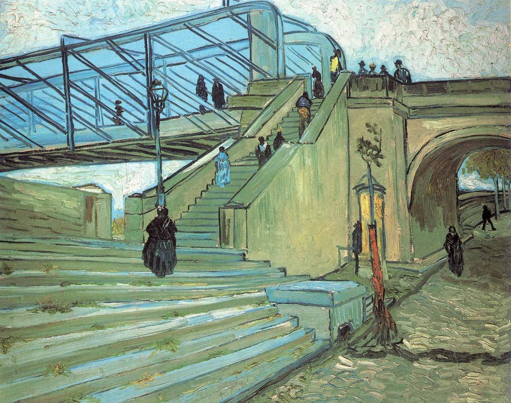 Trinquetaille Bridge by Vincent van Gogh