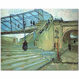 Trinquetaille Bridge by Vincent van Gogh