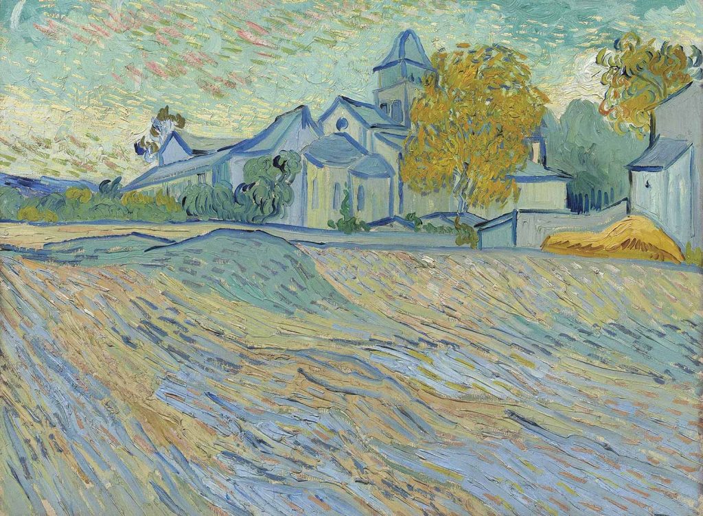 View Of The Asylum And Chapel Of Saint Remy by Vincent van Gogh