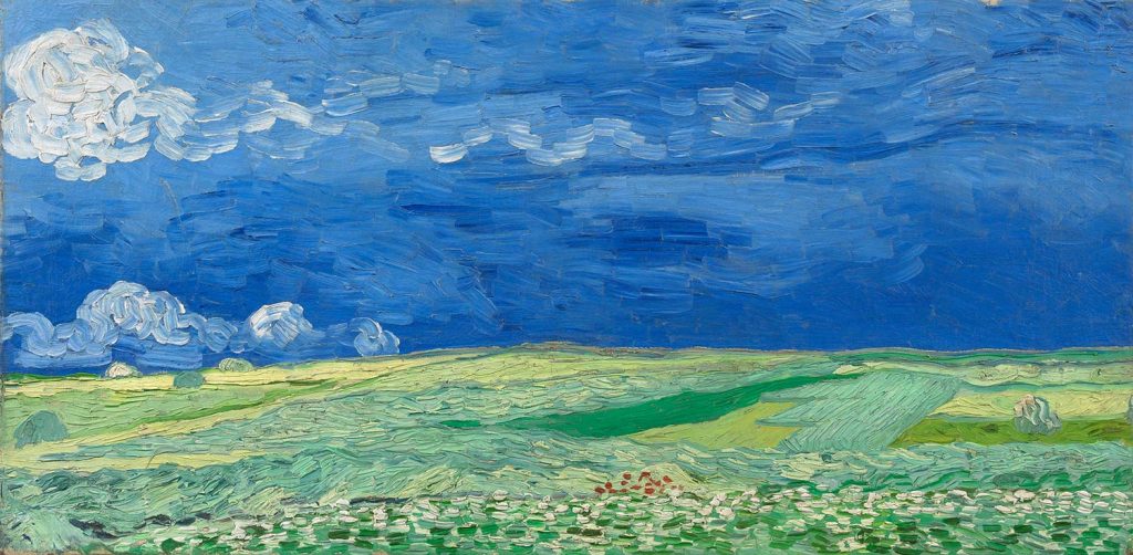Wheatfield Under Thunderclouds by Vincent van Gogh