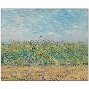 Wheatfield with Partridge by Vincent van Gogh