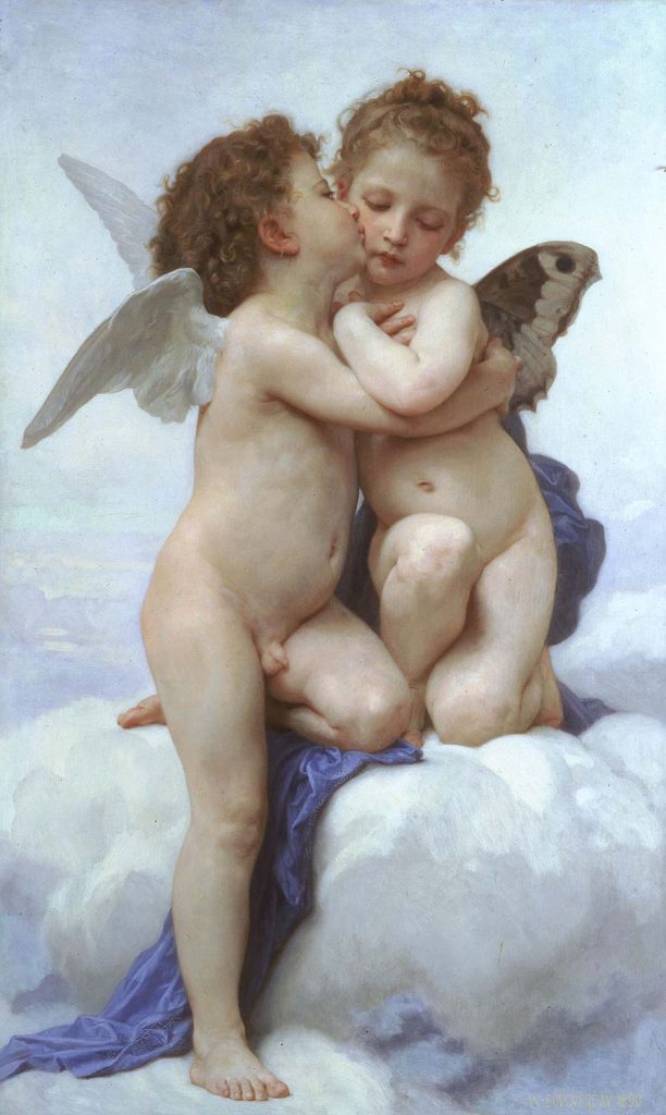 Amor and Psyche Children by William-Adolphe Bouguereau