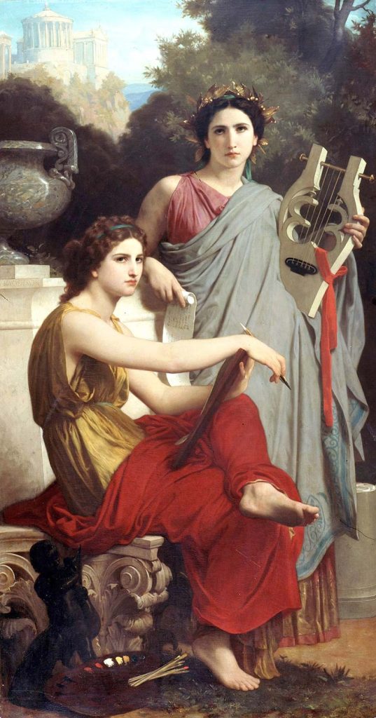 Art and Literature by William-Adolphe Bouguereau