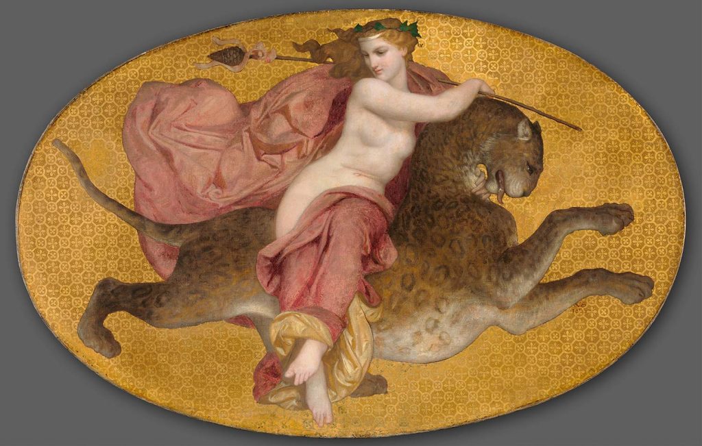 Bacchante on a Panther by William-Adolphe Bouguereau