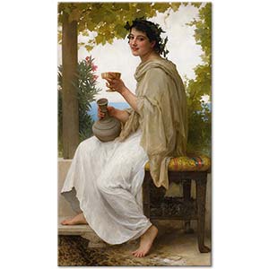 Bacchante by William-Adolphe Bouguereau