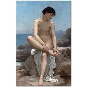 The Bather by William-Adolphe Bouguereau