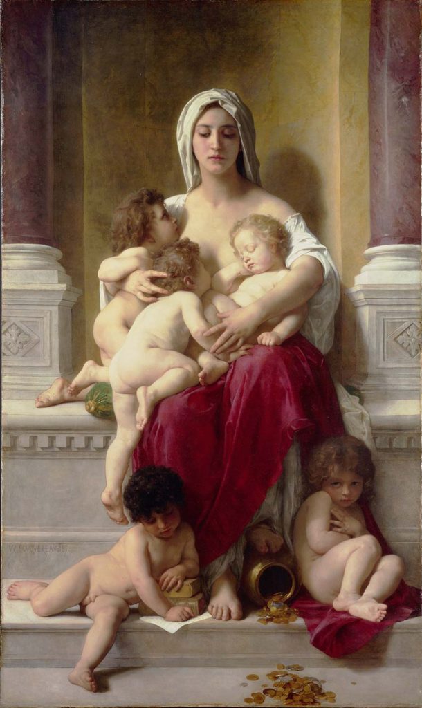 Charity by William-Adolphe Bouguereau