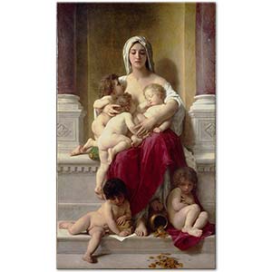 Charity by William-Adolphe Bouguereau