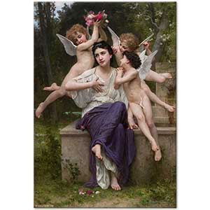 Dream Of Spring by William-Adolphe Bouguereau