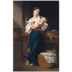 Mother and Child by William-Adolphe Bouguereau