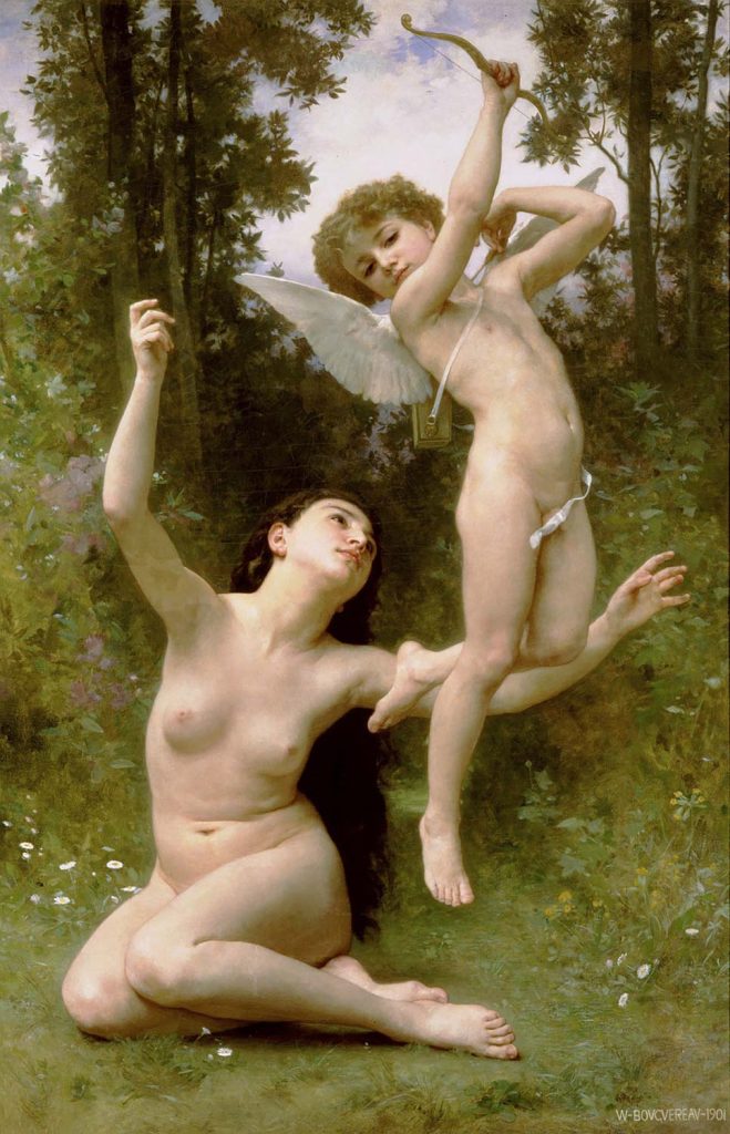 Flight of Love by William-Adolphe Bouguereau