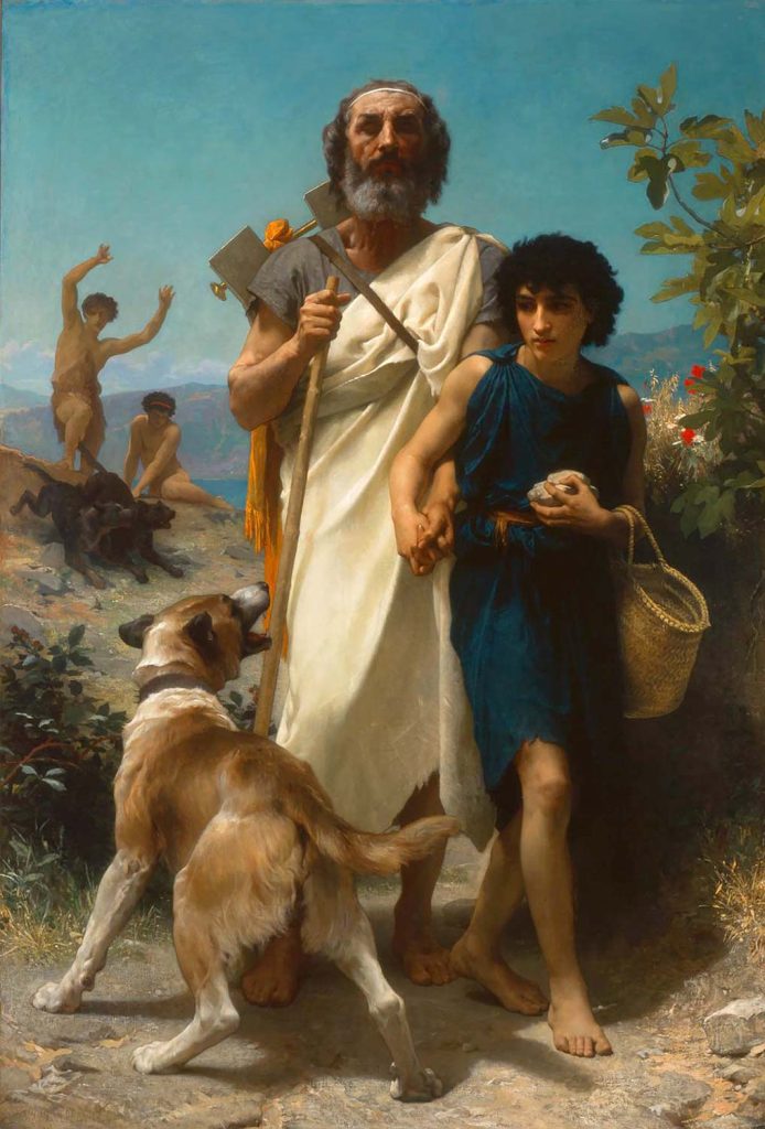 Homer and his Guide by William-Adolphe Bouguereau
