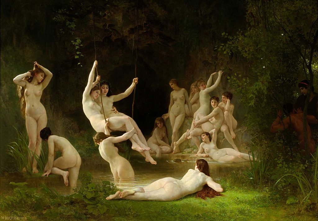 Nymphaeum by William-Adolphe Bouguereau