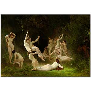 Nymphaeum by William-Adolphe Bouguereau