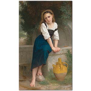 Orphan by the Fountain by William-Adolphe Bouguereau