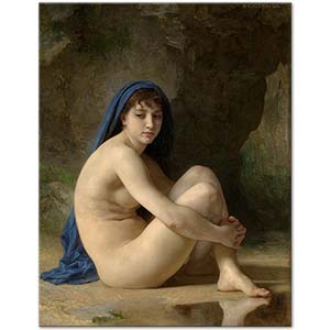 Seated Nude by William-Adolphe Bouguereau