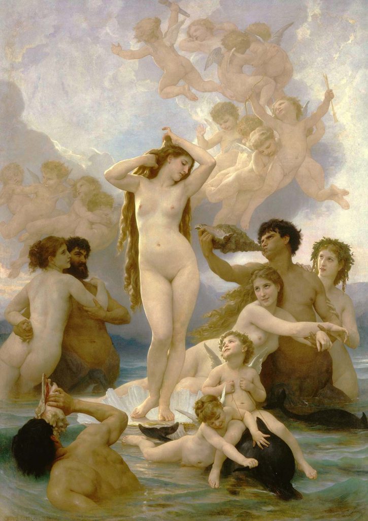 The Birth of Venus by William-Adolphe Bouguereau