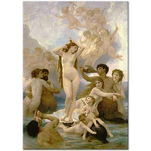 The Birth of Venus by William-Adolphe Bouguereau