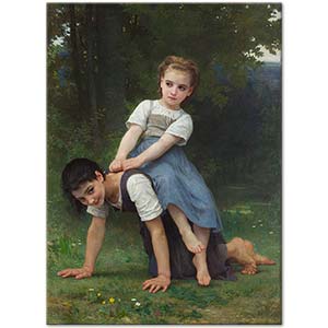 The Horseback Ride by William-Adolphe Bouguereau