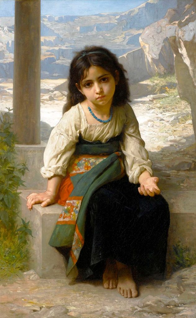 The Little Beggar by William-Adolphe Bouguereau