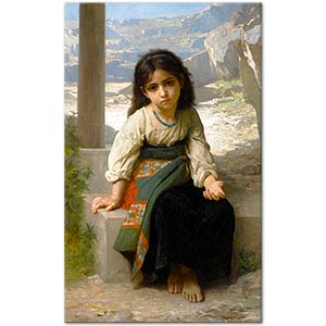 The Little Beggar by William-Adolphe Bouguereau