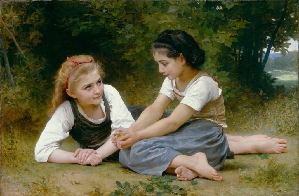 The Nut Gatherers by William-Adolphe Bouguereau