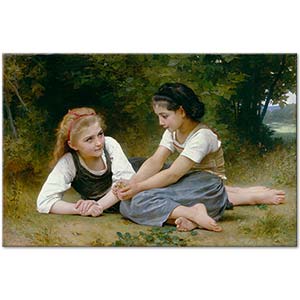 The Nut Gatherers by William-Adolphe Bouguereau