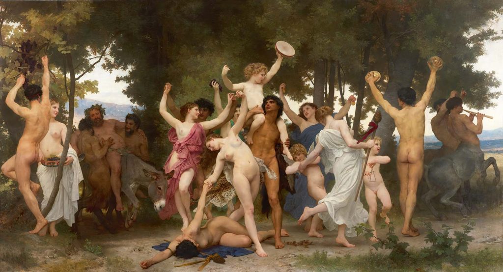 The Youth of Bacchus by William-Adolphe Bouguereau