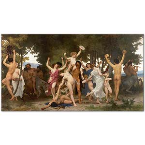 The Youth of Bacchus by William-Adolphe Bouguereau