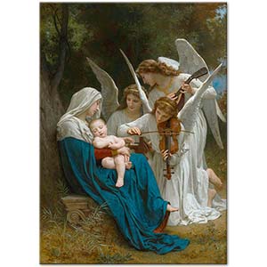 Virgin of the Angels by William-Adolphe Bouguereau