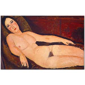 Nude on a Divan by Amedeo Modigliani