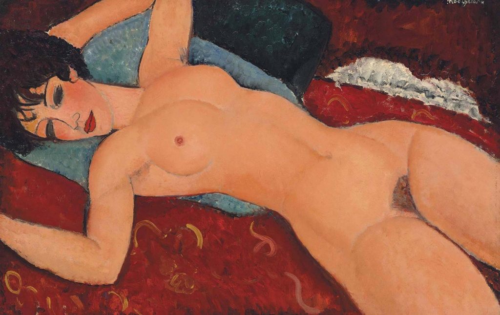Reclining Nude (Nu couché) by Amedeo Modigliani