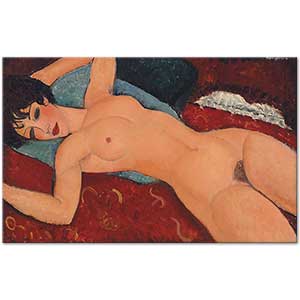 Reclining Nude (Nu couché) by Amedeo Modigliani