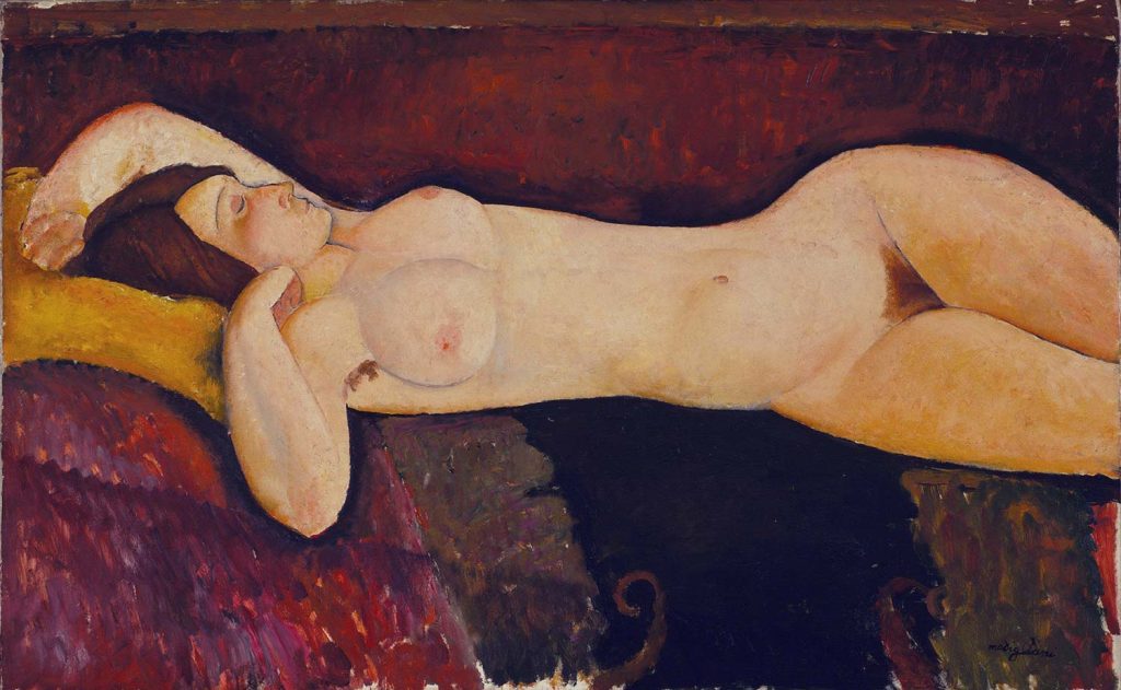 Reclining Nude by Amedeo Modigliani