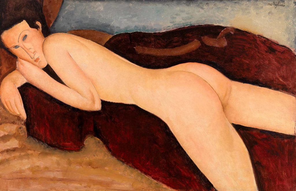 Reclining Nude From The Back by Amedeo Modigliani