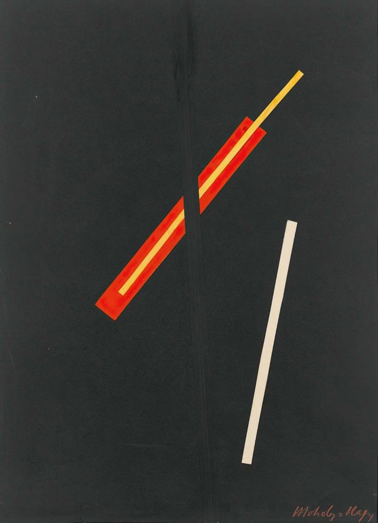 Collage with Three Elements by László Moholy-Nagy
