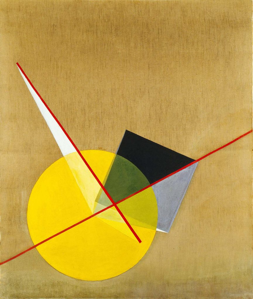 Yellow Circle by László Moholy-Nagy