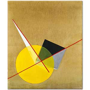 Yellow Circle by László Moholy-Nagy