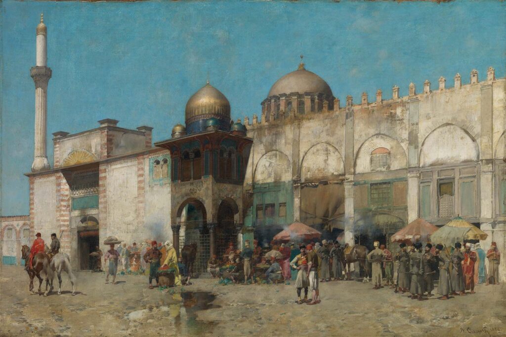 A Mosque by Alberto Pasini